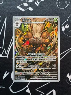 Shiftry 163/162 Pokemon TCG S&V Temporal Forces Illustration Rare English - Image 1