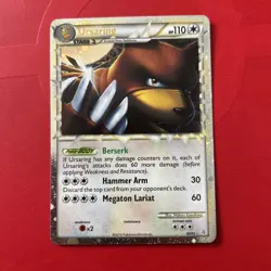 Pokemon TCG Ursaring Prime HSUnleashed 89/95 Holo Holo Rare Prime - Image 1