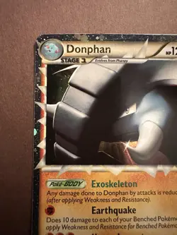 Pokemon TCG 2010 Donphan Prime HeartGold SoulSilver Ultra Rare Holo 107/123 - LP - Image 3