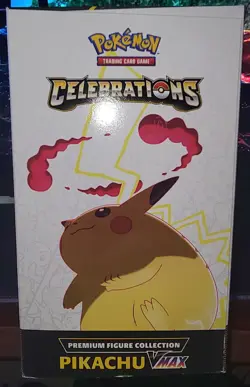 Pokemon 25th Celebrations Premium Figure Collection Pikachu VMAX Factory Sealed! 820650809408 - Image 4