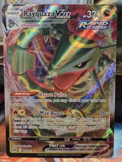 Pokemon - Rayquaza VMAX Ultra Rare 102/159 - Sword & Shield Crown Zenith NM - Image 1