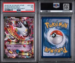 2016 POKEMON XY BLACK STAR PROMO COLLECTOR CHEST #XY166 M GENGAR EX-HOLO PSA 7 - Image 3