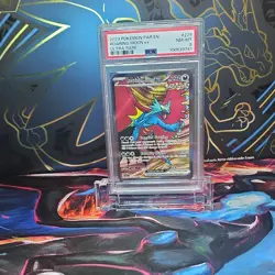 Pokemon Roaring Moon ex 229/182 Paradox Rift Ultra Rare Holo PSA 8 - Image 2