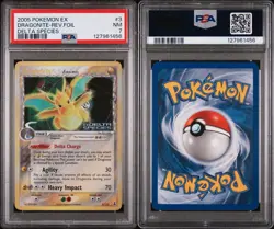 Pokemon Dragonite Delta Species Stamped Holo Rare Psa 7 Eng #3 - Image 3