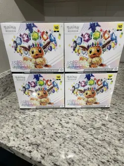 Pokemon Prismatic Evolutions ETB Case of 4 Boxes Dollar General Brand New - Image 1