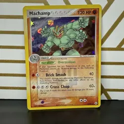 Pokemon TCG Machamp EX Hidden Legends 9/101 Holo Holo Rare LP - Image 1