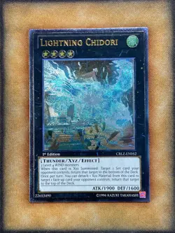 Yugioh Lightning Chidori CBLZ-EN052 Ultimate Rare 1st Ed NM - Image 1