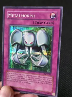 Yu-Gi-Oh! Metalmorph Secret Rare Near Mint Forbidden Memories Promo FMR-003 - Image 5
