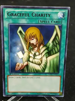 Yu-Gi-Oh! Graceful Charity BP02-EN137 R MP - Image 1