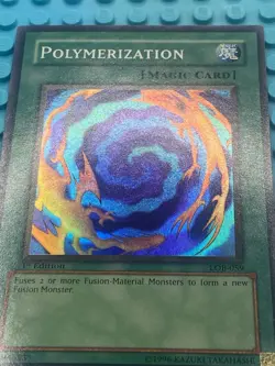 Yugioh! Polymerization 1st Edition LOB-059 NM-LP - Image 5