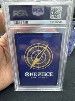2024 One Piece Basil Hawkins OP07-029 Alternate Art PSA 10 Gem Mint - Image 2