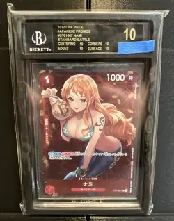 BGS 10 Black Label Nami ST01-007 One Piece Standard Battle Winner Promo Japanese - Image 1
