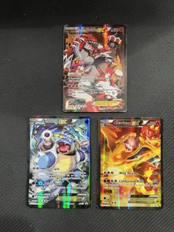 Xy EX Lot Pokemon Card Collection Charizard Blastoise Groudon Full Art Promos - Image 2