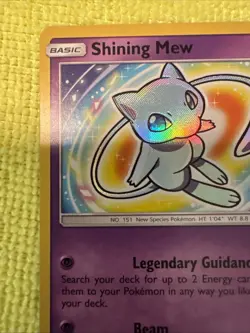 Pokemon TCG Shining Mew Holo Rare Card 40/73 Shining Legends - Image 2