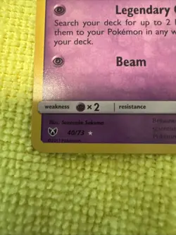 Pokemon TCG Shining Mew Holo Rare Card 40/73 Shining Legends - Image 5