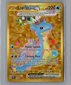 Lapras ex SVP164 - Pokemon TCG Scarlet & Violet Promo Ultra Rare Holo Card NM - Image 1