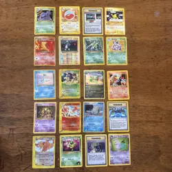 20 Card Pokemon Lot Vintage Holo Wotc - Image 1