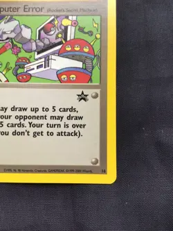 Pokemon Cards: Wizards Black Star Promo: Computer Error 16 - Image 4