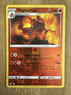 Magmortar Reverse Holo 030/192 Pokemon Card NM Condition (Rebel Clash) - Image 1