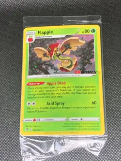 Flapple 022/192 - EB Games Promo Pokemon Card - Sealed - Image 1