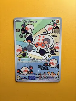 Pokemon Card Clobbopus 207/191 Surging Sparks Illustration Rare NM - Image 1