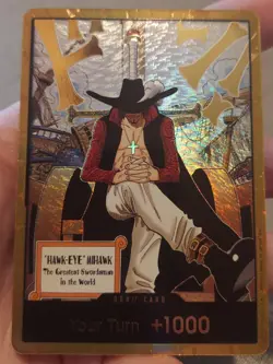 DON!! Card Gold Mihawk Alt OP14 ONE PIECE Seven Warlords of the Azure Ocean NM - Image 1