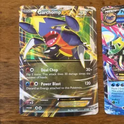 Pokemon Jumbo Card Lot Two Cards Total Primal Kyogre & Garchomp EX - Image 2