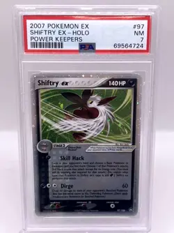 Shiftry ex 97/108 EX Power Keepers Holo Ultra Rare Pokemon TCG Card PSA 7 - Image 1