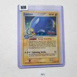 Lanturn - 15/108 - ex Power Keepers - Holo Rare - Stamped Pokemon Card - NM - Image 1