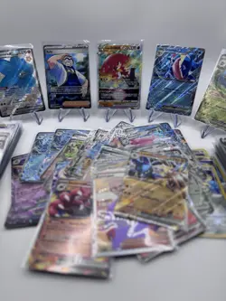 Pokemon Card Lot of 10 (EX, V, VSTAR, Radiant, Trainer) Lots of DR/UR -TCG Cards - Image 1