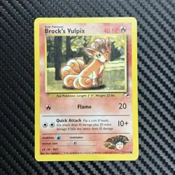 Brock’s Vulpix 73/132 Pokemon TCG Pokemon Card (MYREF#1) - Image 1