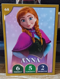 Morrisons Disney Cards collecting party game, 2025 Anna number 68 new - Image 1