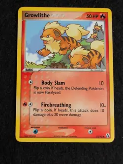 Growlithe - 55/92 EX Legend Maker Set - Pokemon Card - Image 1