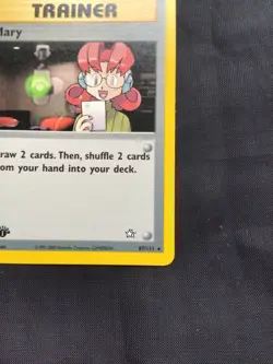 Pokemon Cards: Neo Genesis 1st Edition Rare: Mary 87/111 - Image 4