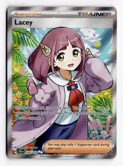Lacey 166/142 Full Art Ultra Rare - Stellar Crown Pokemon Card - NM/M - Image 1