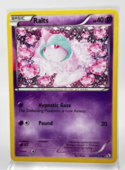 Ralts RC8/RC25 Radiant Collection Legendary Treasures Pokemon Card 2013 LP - Image 1