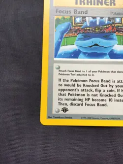 Pokemon Cards: Neo Genesis 1st Edition Rare: Focus Band 86/111 - Image 5
