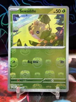 Pokemon TCG WHITE FLARE 2 Card Lot - Harlequin 163 + Sewaddle 001 (Master Ball) - Image 3