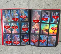 Binder Komplett Waifu Card Goddess Story 360 Holo Card TCG Rias, C18, Eve, Cammy - Image 4
