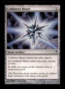 Coldsteel Heart LP Light Play Coldsnap MTG [7308] - Image 1