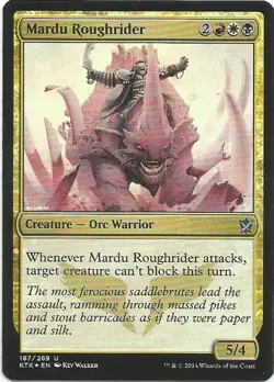 1x Foil - Mardu Roughrider - Magic the Gathering MTG Khans of Tarkir - Image 1