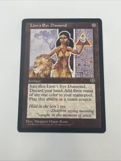 Lion’s Eye Diamond Mirage 1996 Near Mint Mtg Magic The Gathering Organ-Kean - Image 5