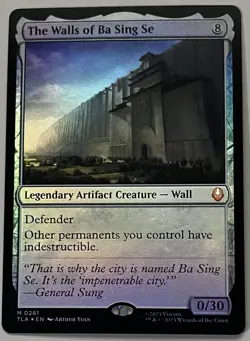 MTG Avatar: TLA The Walls of Ba Sing Se Legendary Artifact Creature MYTHIC FOIL - Image 1