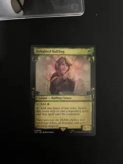 Delighted Halfling (Showcase Scrolls) #609 (Foil) NM Lord of the Rings lotr MTG - Image 3