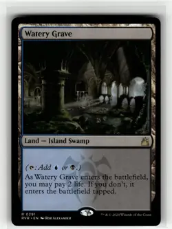 WATERY GRAVE Ravnica Remastered #291 RVR(NM+)(MTG) - Image 1