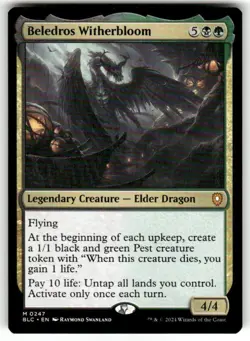 Beledros Witherbloom BLC 247 Mythic Bloomburrow Commander Dragon NM MTG - Image 1