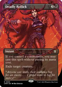 MTG - Deadly Rollick (Borderless) - Commander Masters Regular - Image 1