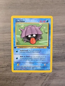 Pokemon TCG Shellder 1st Edition 54/62 Fossil NM - Image 1