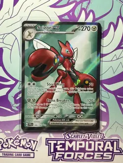 Pokemon Temporal Forces UR Scizor ex 195 Ultra Rare NM - Image 1