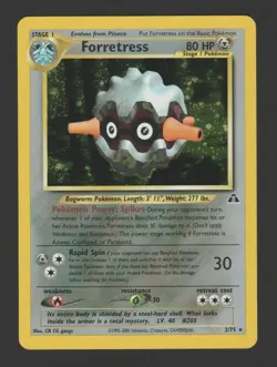 Forretress Holo Neo Discovery 2/75 ENG - Carta Pokemon Rara Olografica - Image 1